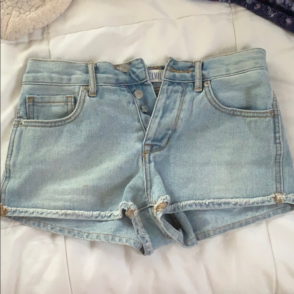 Light wash Brandy Melville Shorts
